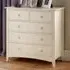 Cameo 5 Drawer Chest of Drawers - Stone White