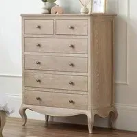 Camille 6 Drawer Chest of Drawers - Brown