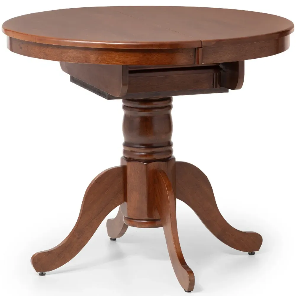 Canterbury Round Extendable Dining Table - Mahogany