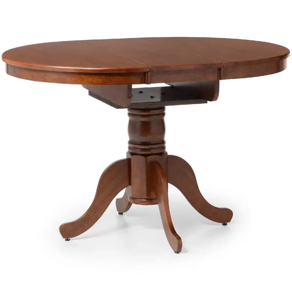 Canterbury Round Extendable Dining Table - Mahogany