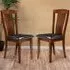 Canterbury Set of 2 Dining Chairs - Brown, Mahogany