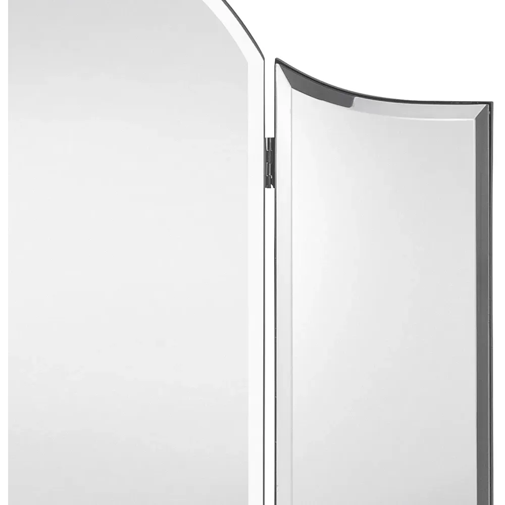 Canto Curved Dressing Table Mirror - Clear