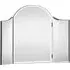 Canto Curved Dressing Table Mirror - Clear