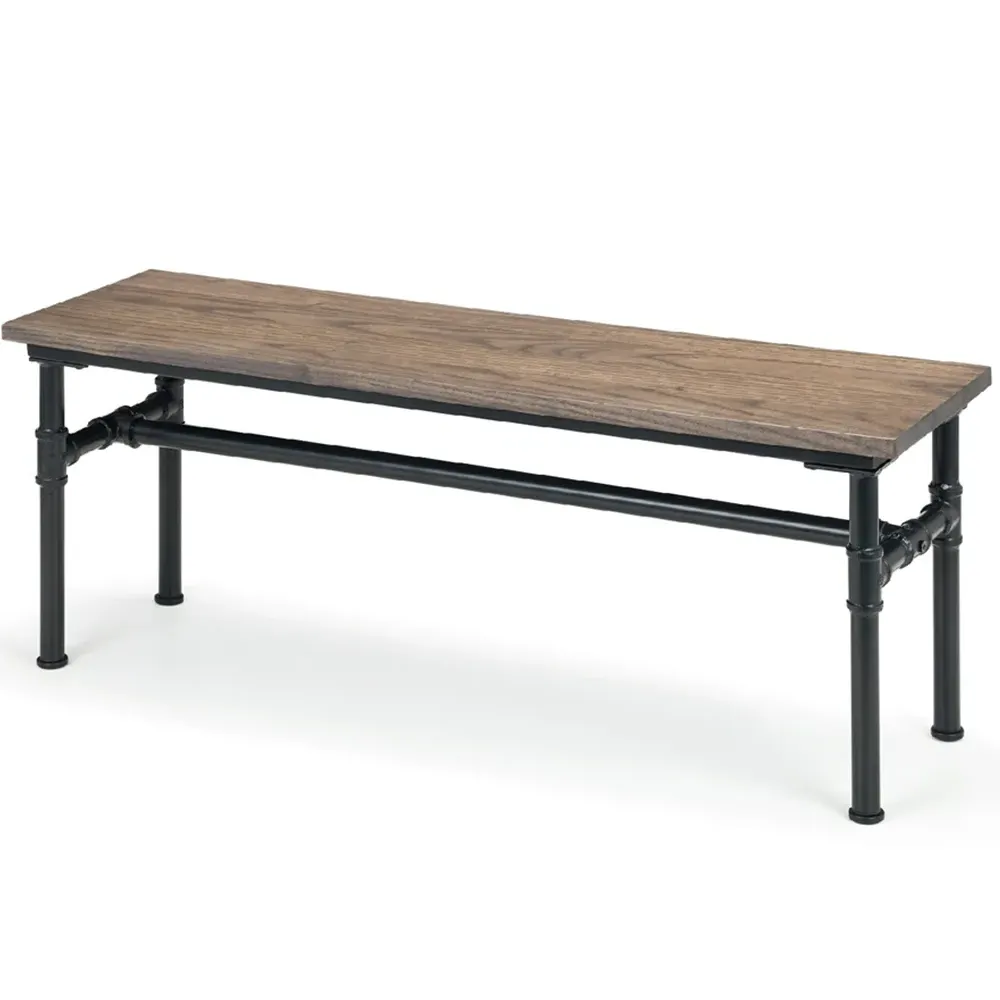 Carnegie 2-Seater Dining Bench - Mocha, Elm