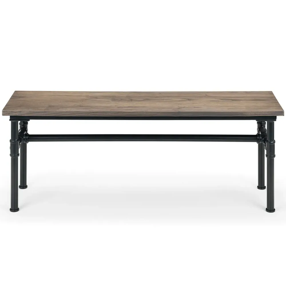 Carnegie 2-Seater Dining Bench - Mocha, Elm