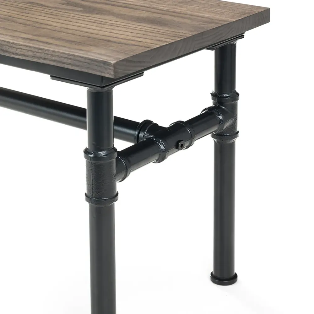 Carnegie 2-Seater Dining Bench - Mocha, Elm