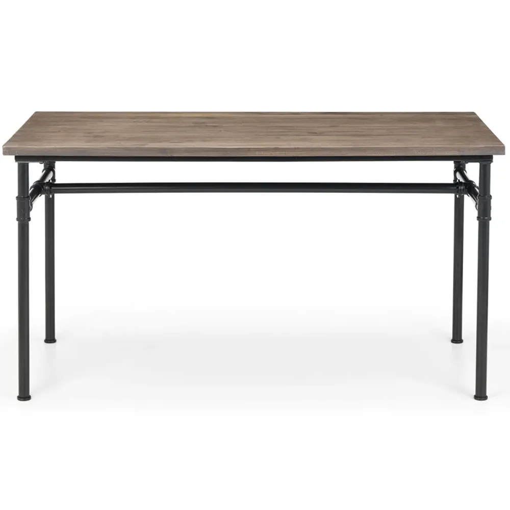 Carnegie 4 Seater Dining Table - Mocha, Elm Wood