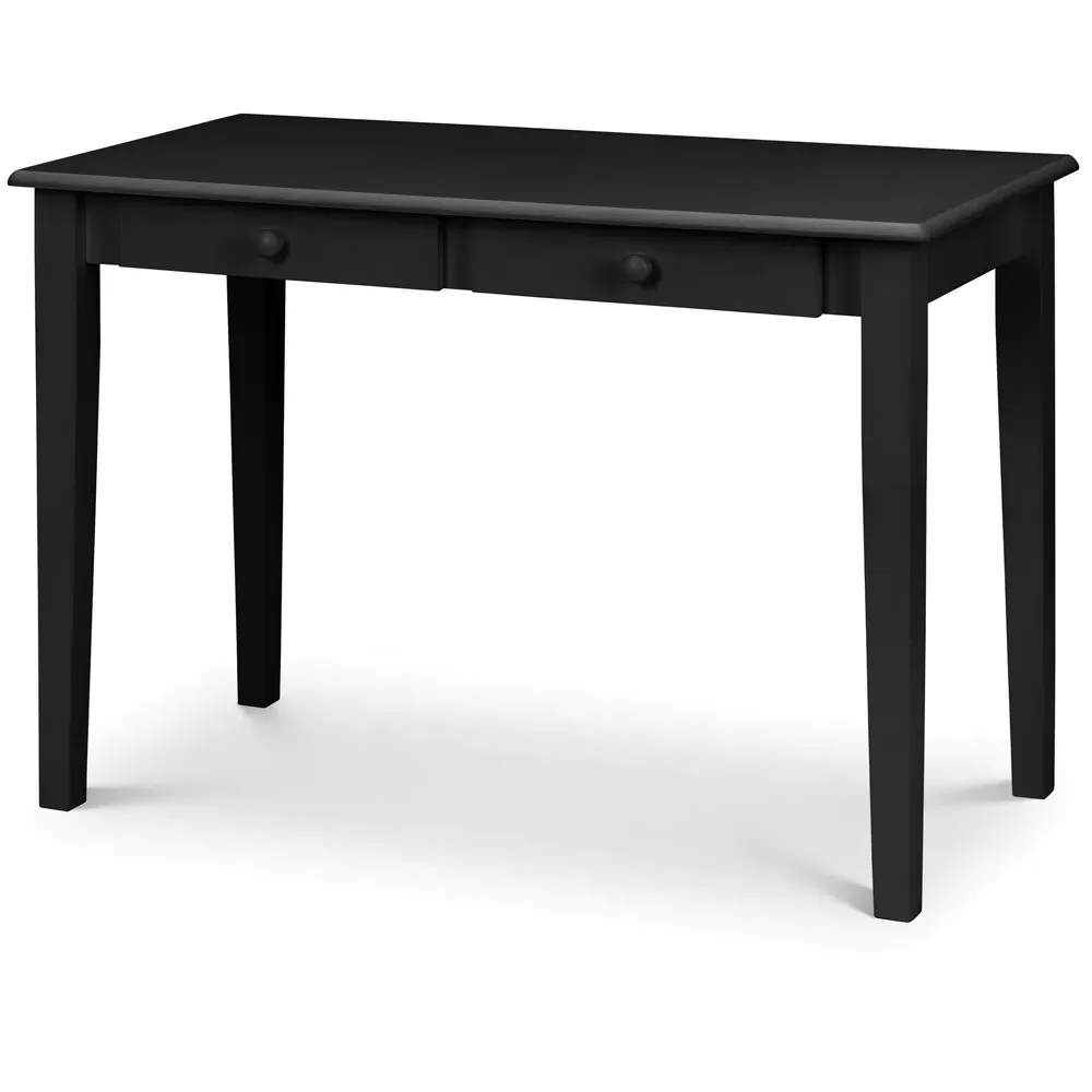 Carrington 2 Drawer Desk - Black