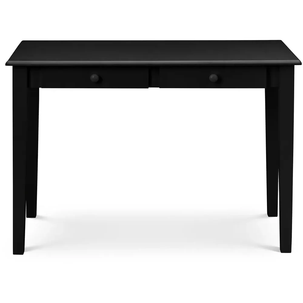 Carrington 2 Drawer Desk - Black