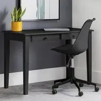 Carrington 2 Drawer Desk - Black