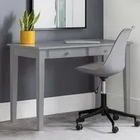 Carrington 2 Drawer Desk - Grey