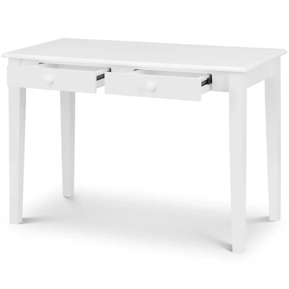 Carrington 2 Drawer Desk - White