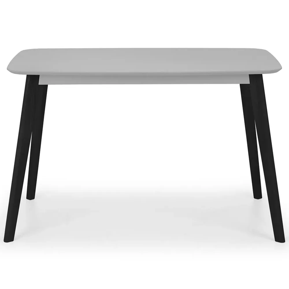 Casa 4 Seater Rectangular Dining Table - Grey, Black