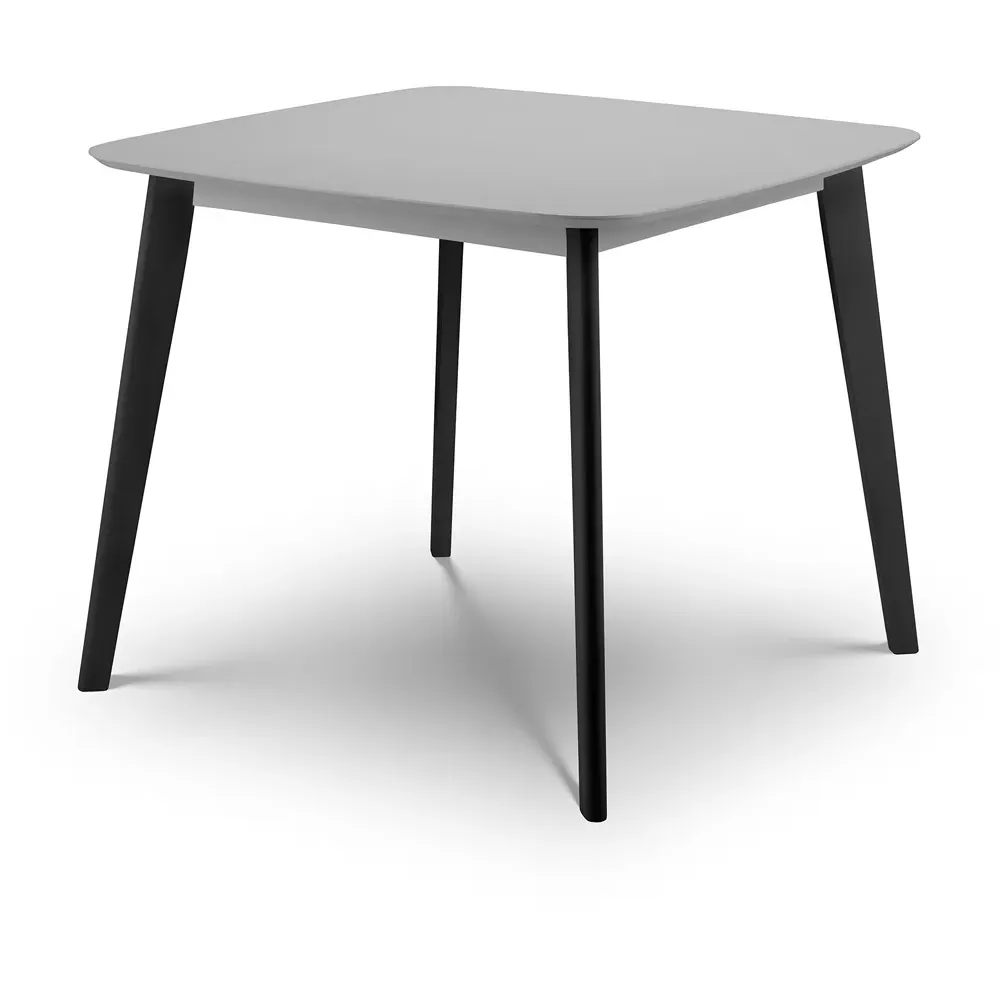 Casa 4-Seater Square Dining Table - Grey, Black