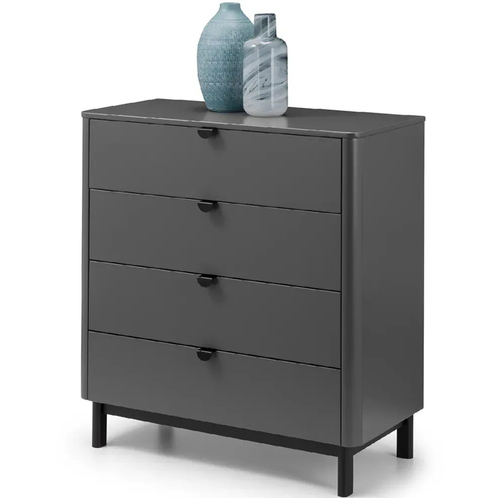 Chloe 4 Drawer Chest of Drawers - Storm Grey