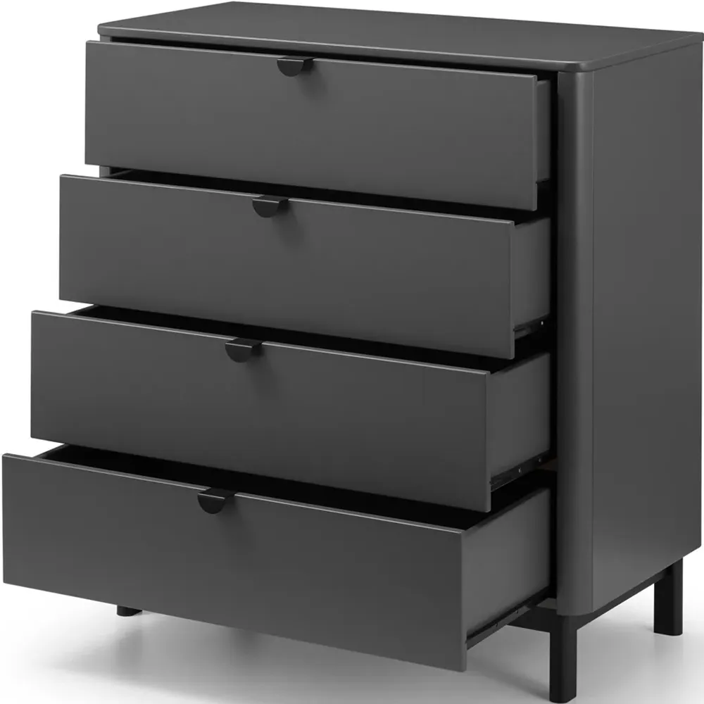 Chloe 4 Drawer Chest of Drawers - Storm Grey