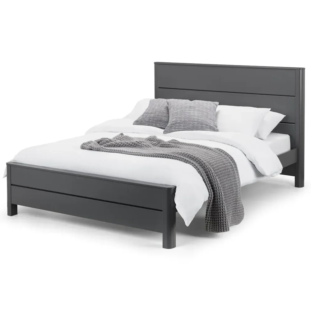 Chloe King Size Bed Frame - Grey