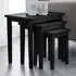 Cleo Nest of Tables Set of 3 - Black