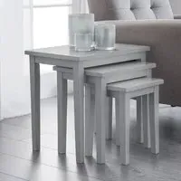 Cleo Nest of Tables Set of 3 - Grey