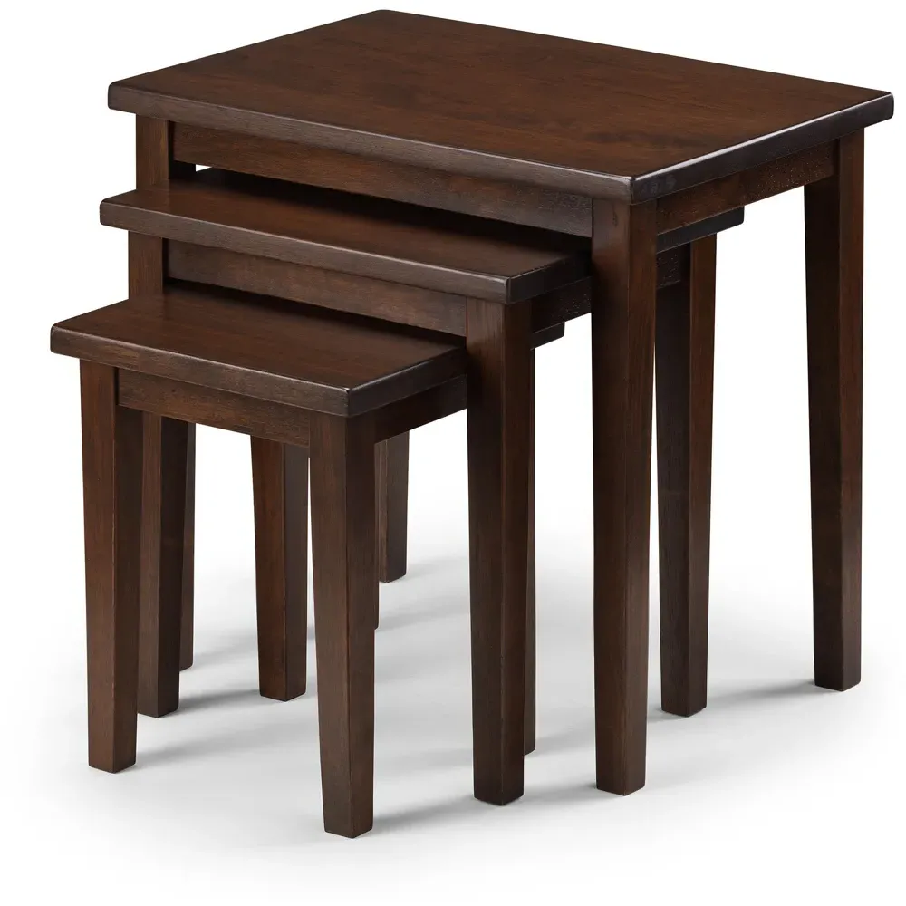 Cleo Nest of Tables Set of 3 - Mahogany