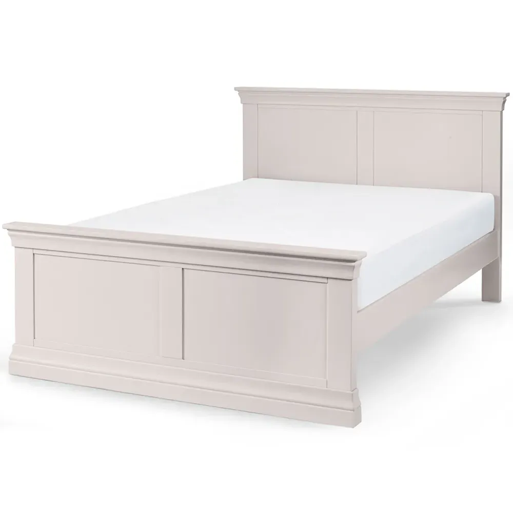 Clermont King Size Bed Frame - Grey, Pine