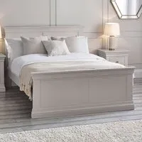 Clermont King Size Bed Frame - Grey, Pine