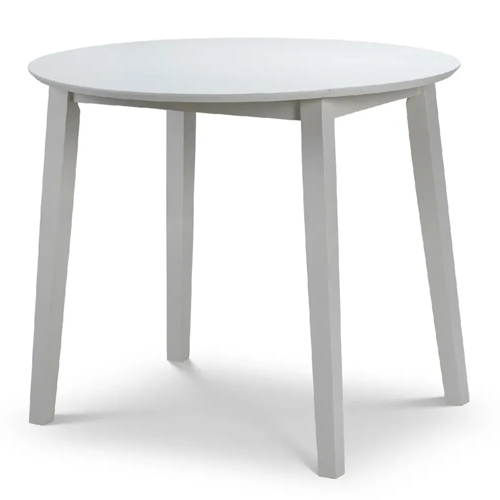 Coast 4-Seater Round Dropleaf Dining Table - Grey