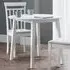 Coast 4-Seater Round Dropleaf Dining Table - White
