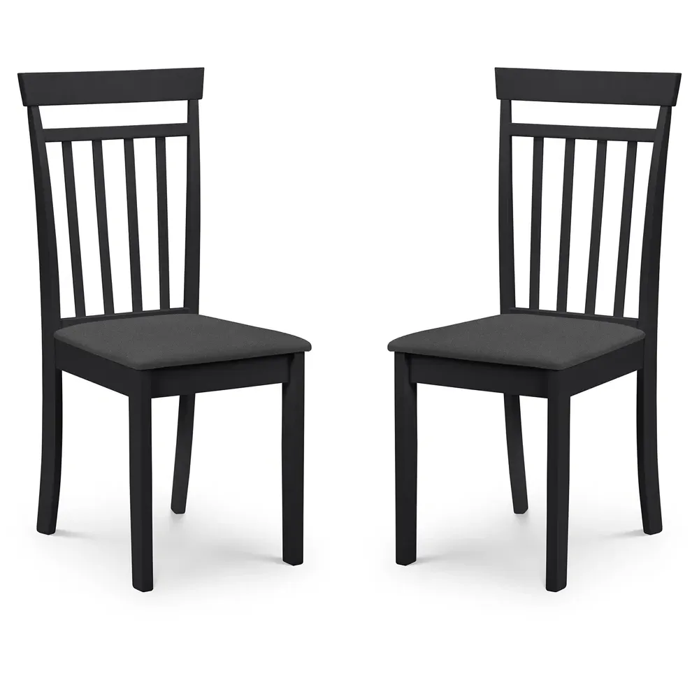 Coast Set of 2 Dining Chairs - Black