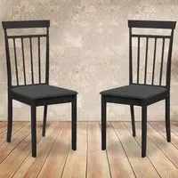 Coast Set of 2 Dining Chairs - Black