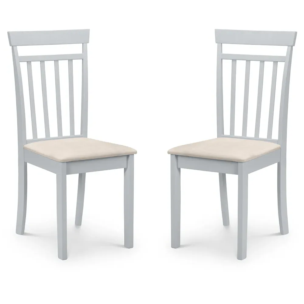 Coast Set of 2 Dining Chairs - Grey
