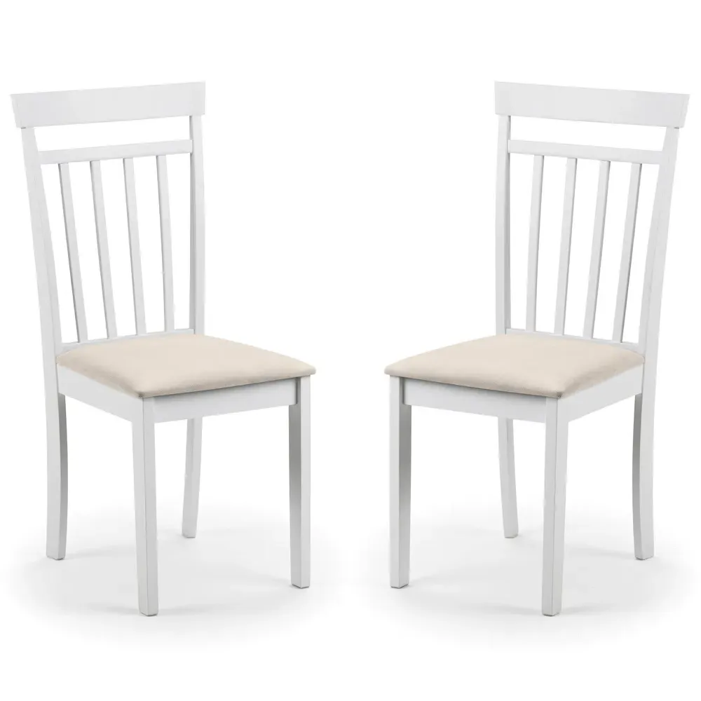 Coast Set of 2 Dining Chairs - White
