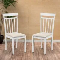 Coast Set of 2 Dining Chairs - White