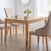 Cotswold 6 Seater Extendable Dining Table - Natural, Oak