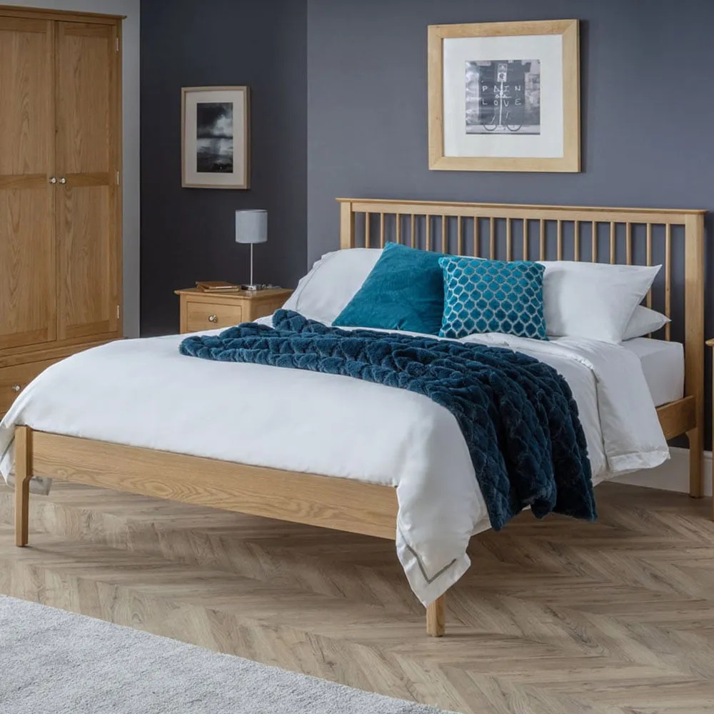 Cotswold Double Bed Frame - Natural, Oak image