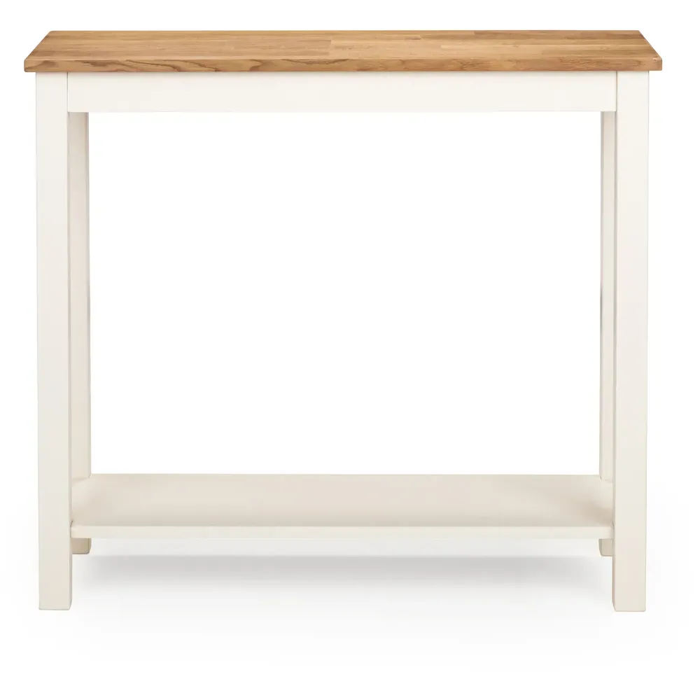 Coxmoor Console Table - Ivory, Oak