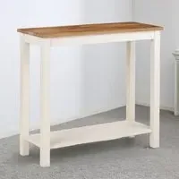 Coxmoor Console Table - Ivory, Oak