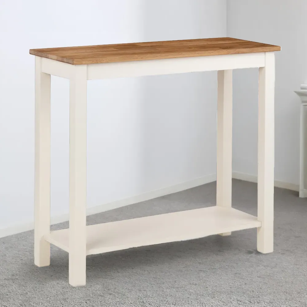 Coxmoor Console Table - Ivory, Oak