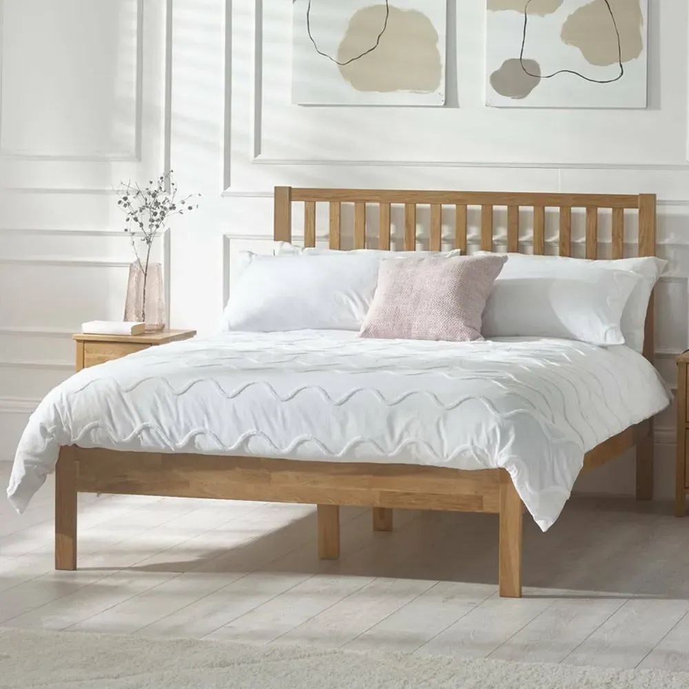 Coxmoor Double Bed Frame - Brown, Oak