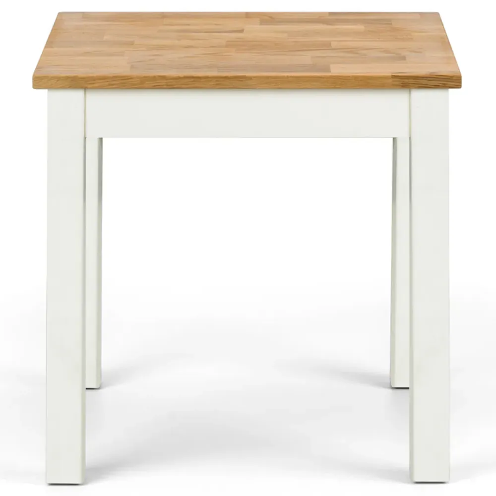 Coxmoor Lamp Table - Ivory, Oak