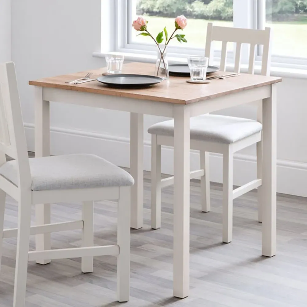 Coxmoor Square Dining Table - Ivory, Oak