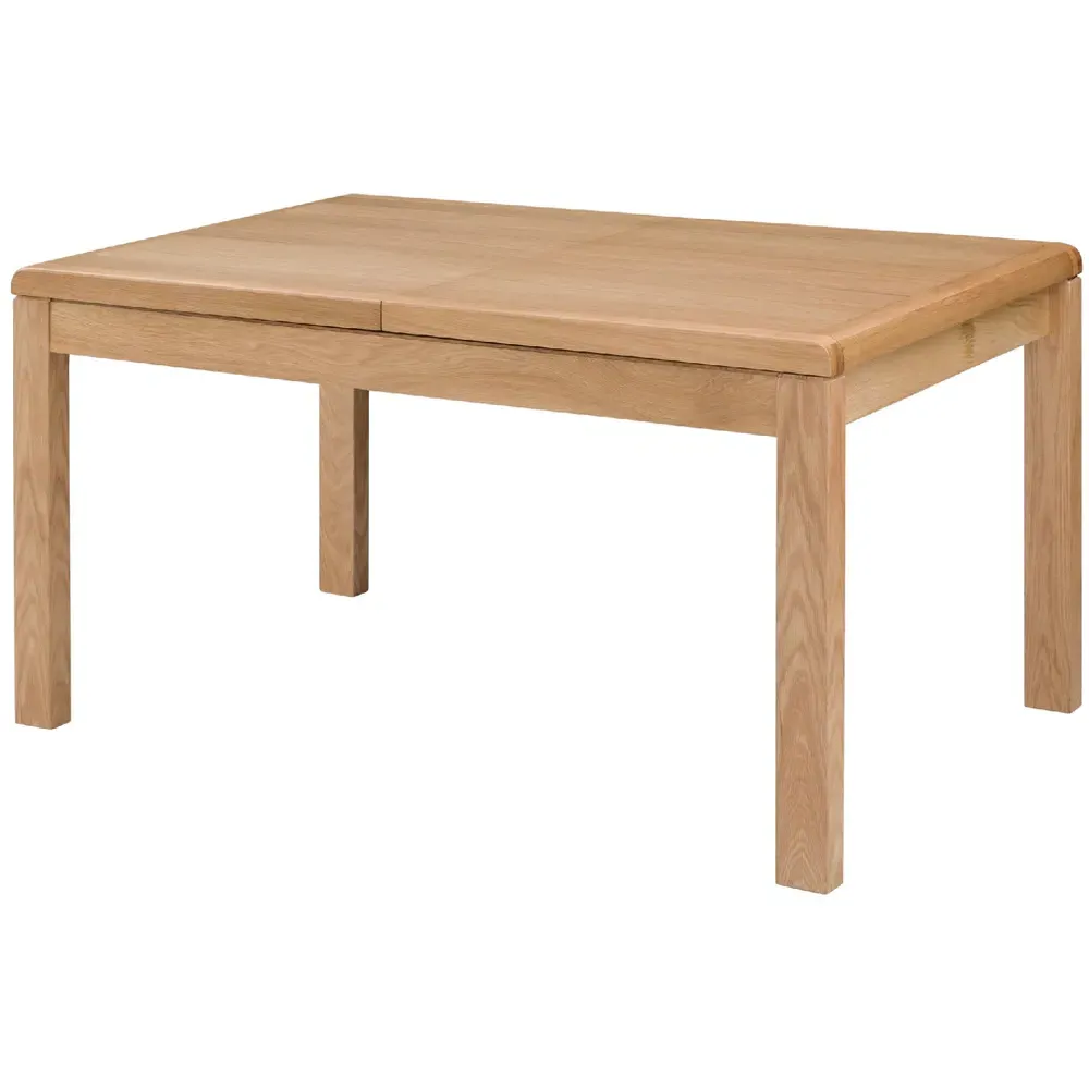 Curve 4 Seater Extending Dining Table - Oak