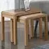 Curve Nest of Tables Set of 2 - Oak