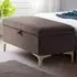 Deco Storage Bench - Brown, Velvet