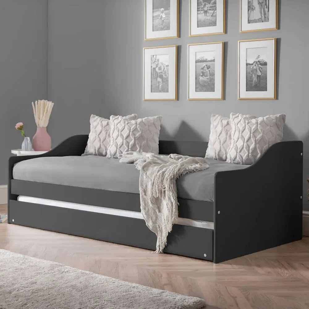 Elba Daybed with Pull-Out Bed - Anthracite
