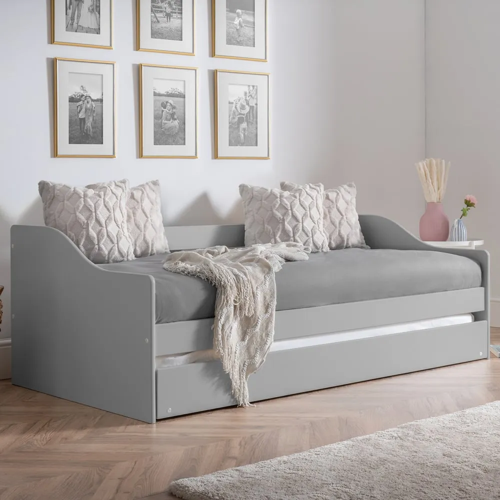 Elba Daybed with Pull-Out Bed - Grey