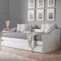 Elba Daybed with Pull-Out Bed - White
