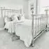Empress Double Bed Frame - Silver, Chrome