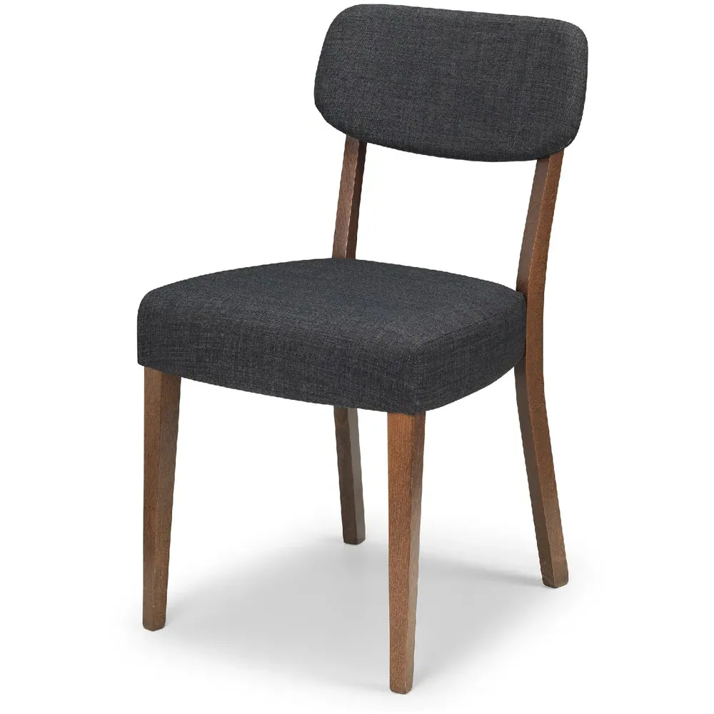 Farringdon Set of 2 Dining Chairs - Grey, Linen