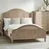 Fleur Double Rattan Bed - Light Oak